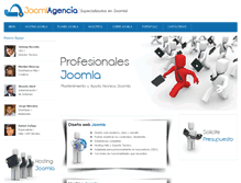 Tablet Screenshot of joomlagencia.com